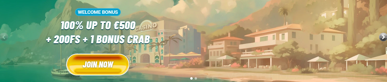 Vegasino Casino Gaming Banner
